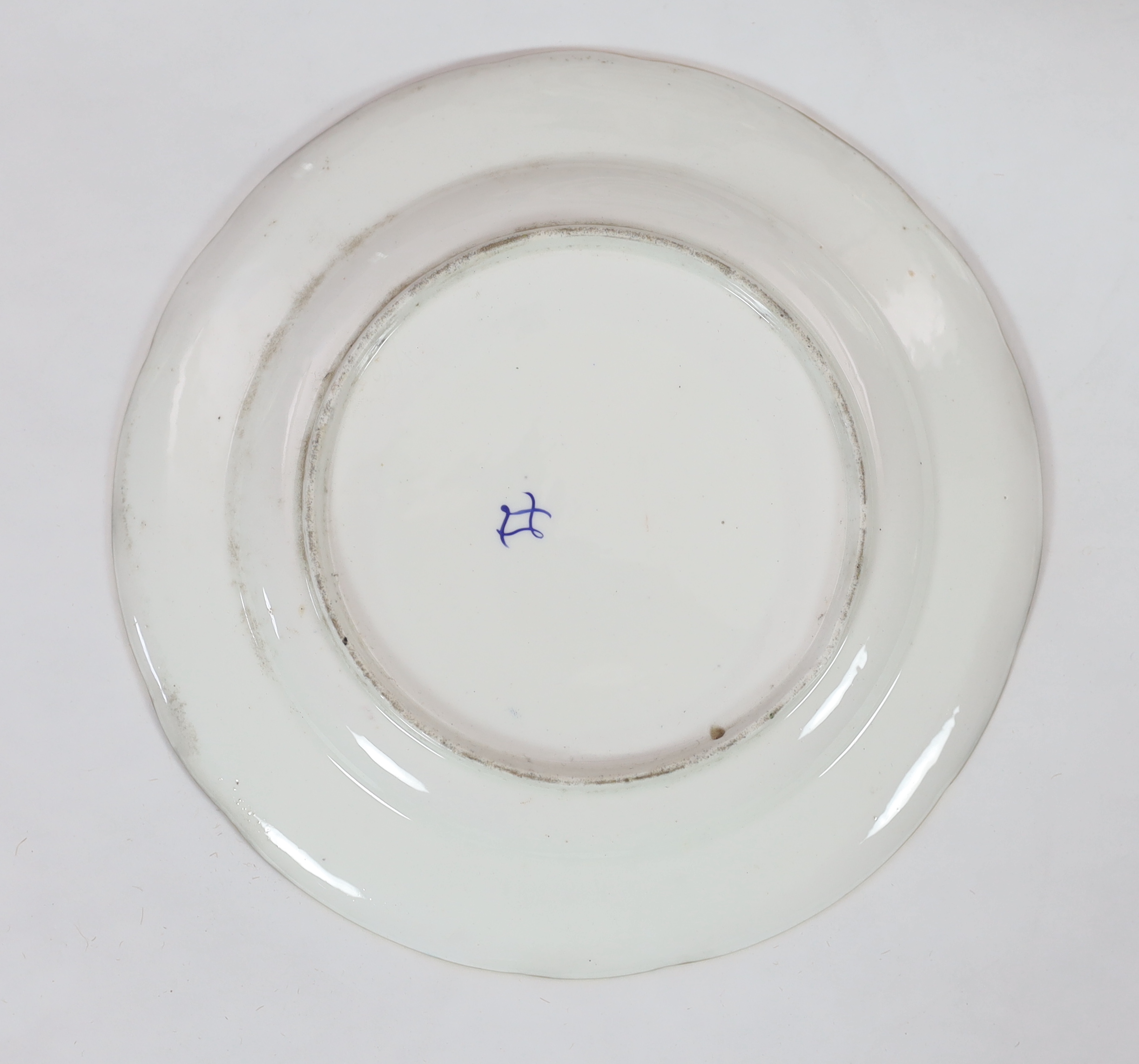 A cased set of twenty four Sevres style cabinet plates, 19th century
